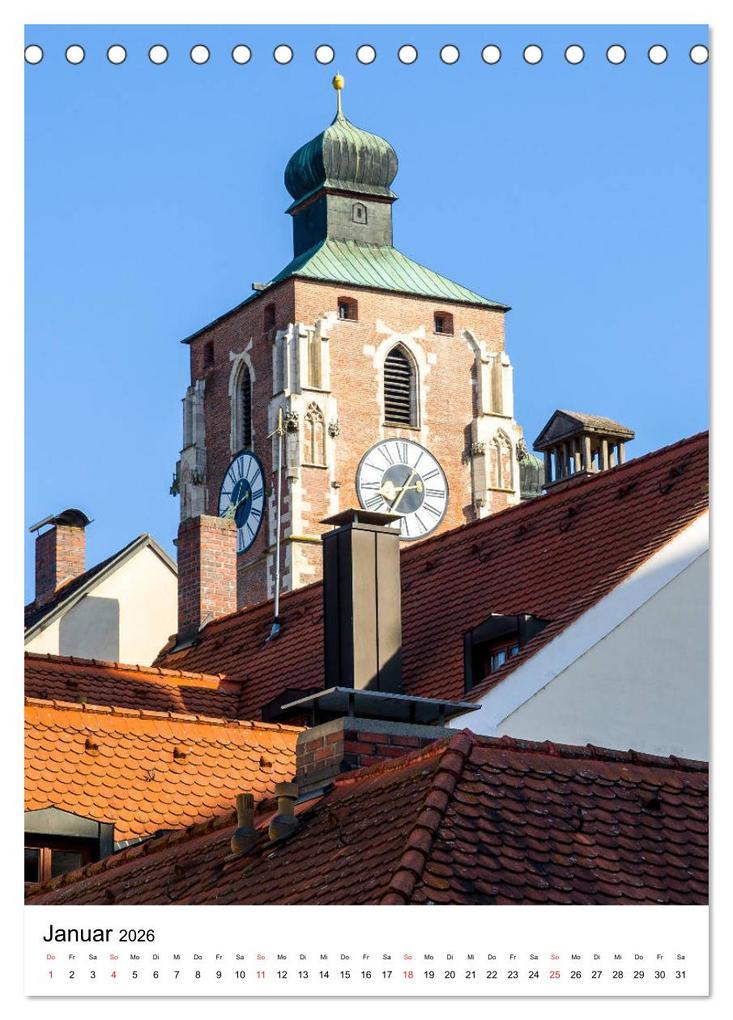 Weitere Ansicht: Ingolstadt - Altstadt - unbekannte Ansichten (Tischkalender 2026 DIN A5 hoch), CALVENDO Monatskalender | Calvendo, Gabriele Kislat