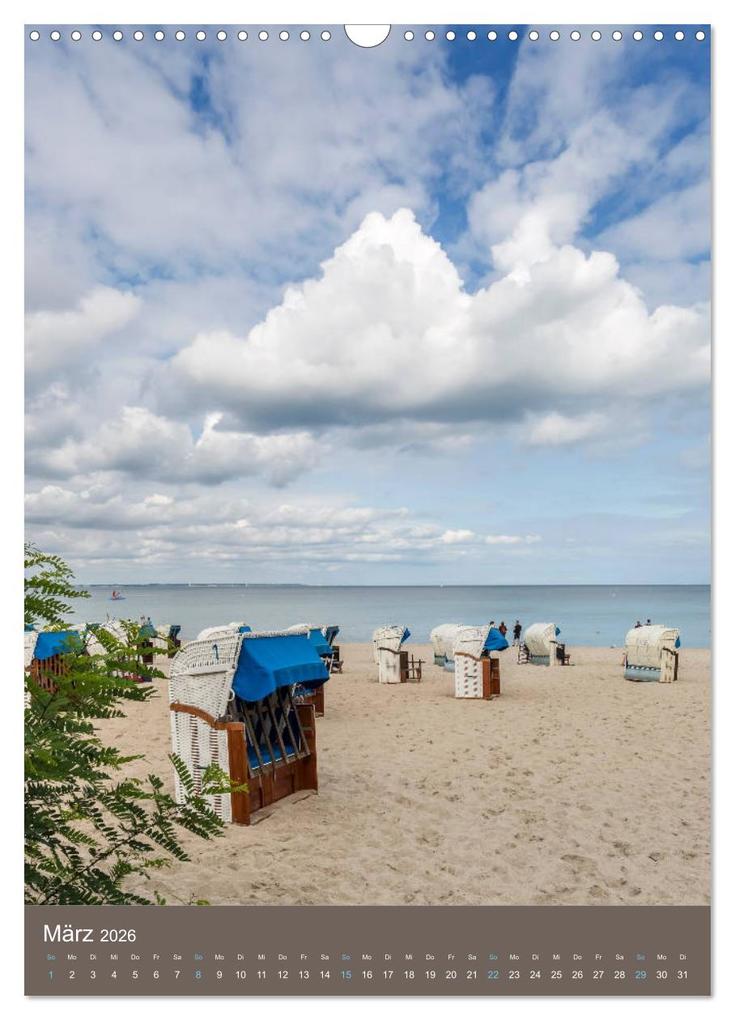 Weitere Ansicht: LÜBECKER BUCHT Historische Orte und Strandidylle (Wandkalender 2026 DIN A3 hoch), CALVENDO Monatskalender | Calvendo, Melanie Viola