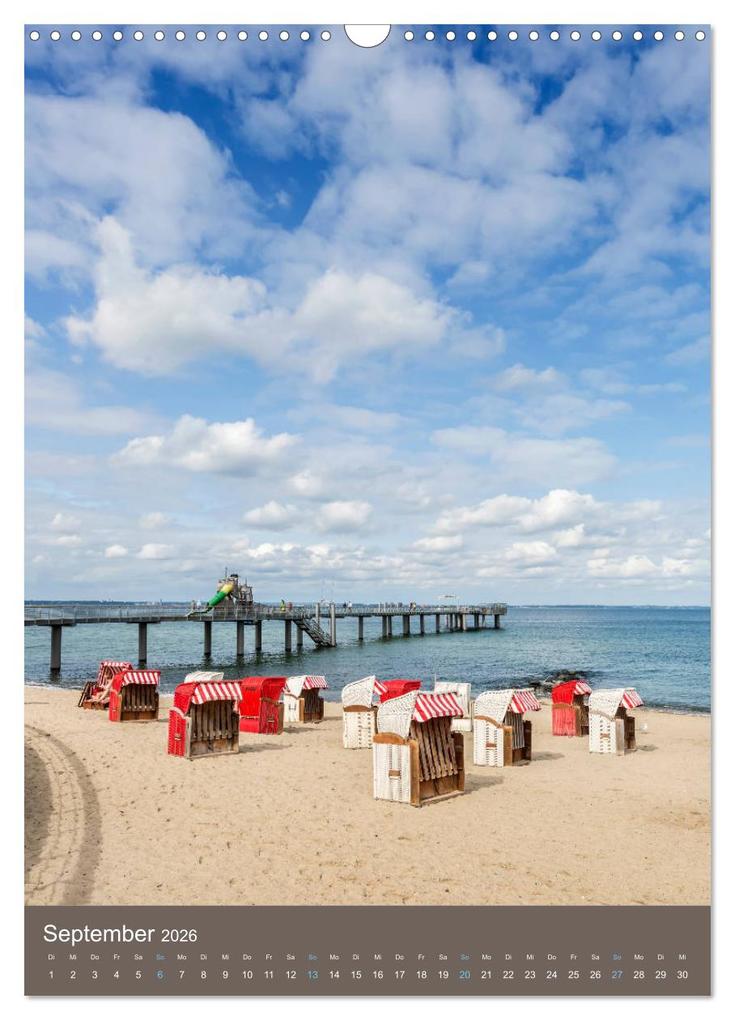 Weitere Ansicht: LÜBECKER BUCHT Historische Orte und Strandidylle (Wandkalender 2026 DIN A3 hoch), CALVENDO Monatskalender | Calvendo, Melanie Viola