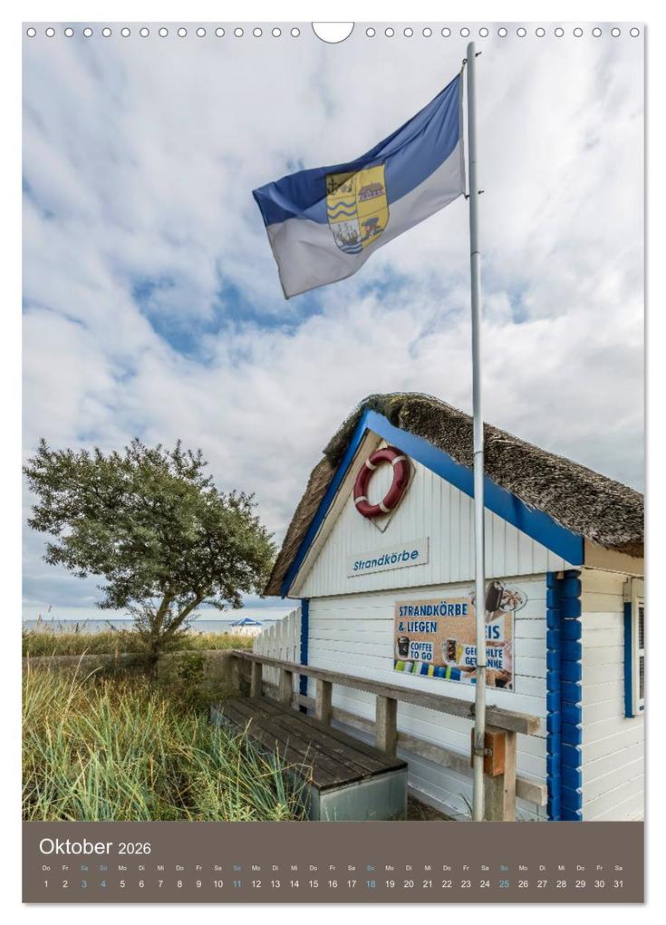 Weitere Ansicht: LÜBECKER BUCHT Historische Orte und Strandidylle (Wandkalender 2026 DIN A3 hoch), CALVENDO Monatskalender | Calvendo, Melanie Viola
