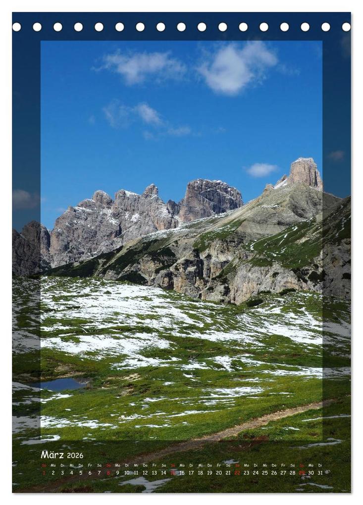 Weitere Ansicht: Bergwelten Wandkalender (Tischkalender 2026 DIN A5 hoch), CALVENDO Monatskalender | Calvendo, Fotografin Miriam Schwarzfischer