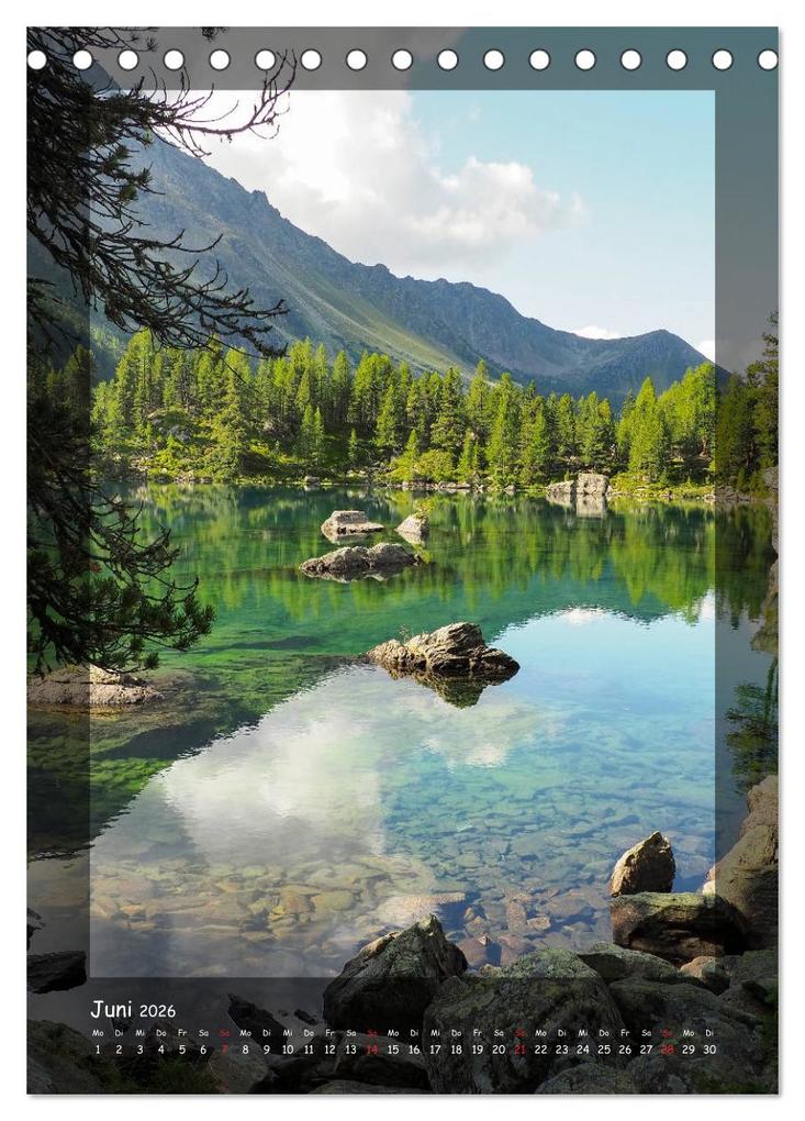 Weitere Ansicht: Bergwelten Wandkalender (Tischkalender 2026 DIN A5 hoch), CALVENDO Monatskalender | Calvendo, Fotografin Miriam Schwarzfischer