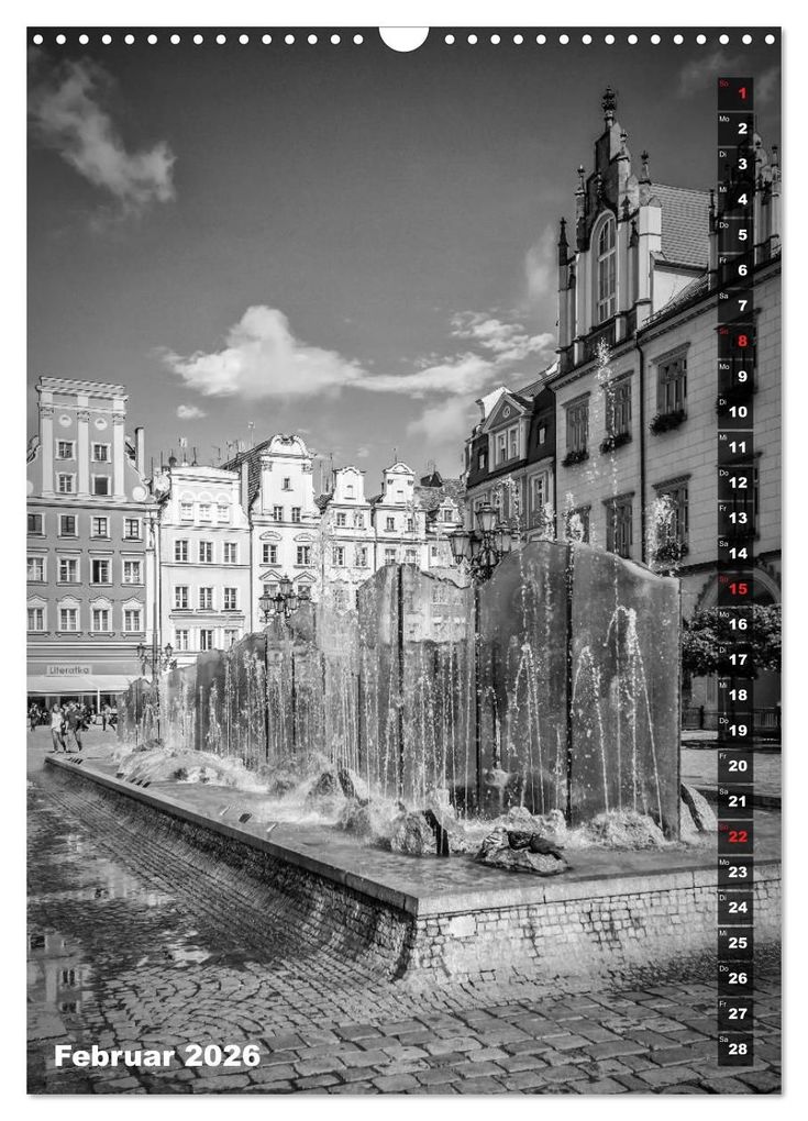 Weitere Ansicht: BRESLAU SCHWARZWEIß (Wandkalender 2026 DIN A3 hoch), CALVENDO Monatskalender | Calvendo, Melanie Viola