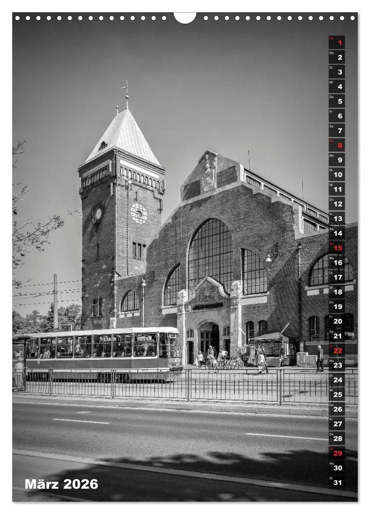 Weitere Ansicht: BRESLAU SCHWARZWEIß (Wandkalender 2026 DIN A3 hoch), CALVENDO Monatskalender | Calvendo, Melanie Viola