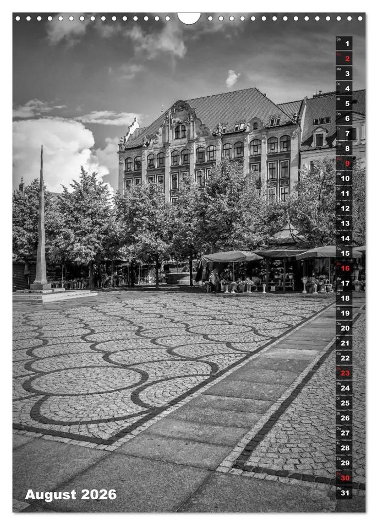 Weitere Ansicht: BRESLAU SCHWARZWEIß (Wandkalender 2026 DIN A3 hoch), CALVENDO Monatskalender | Calvendo, Melanie Viola