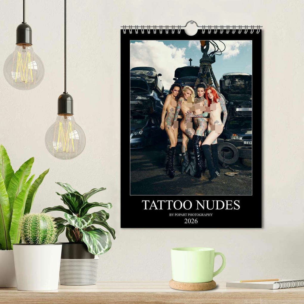 Weitere Ansicht: TATTOO NUDES (Wandkalender 2026 DIN A4 hoch), CALVENDO Monatskalender | Calvendo, POPART PHOTOGRAPHY