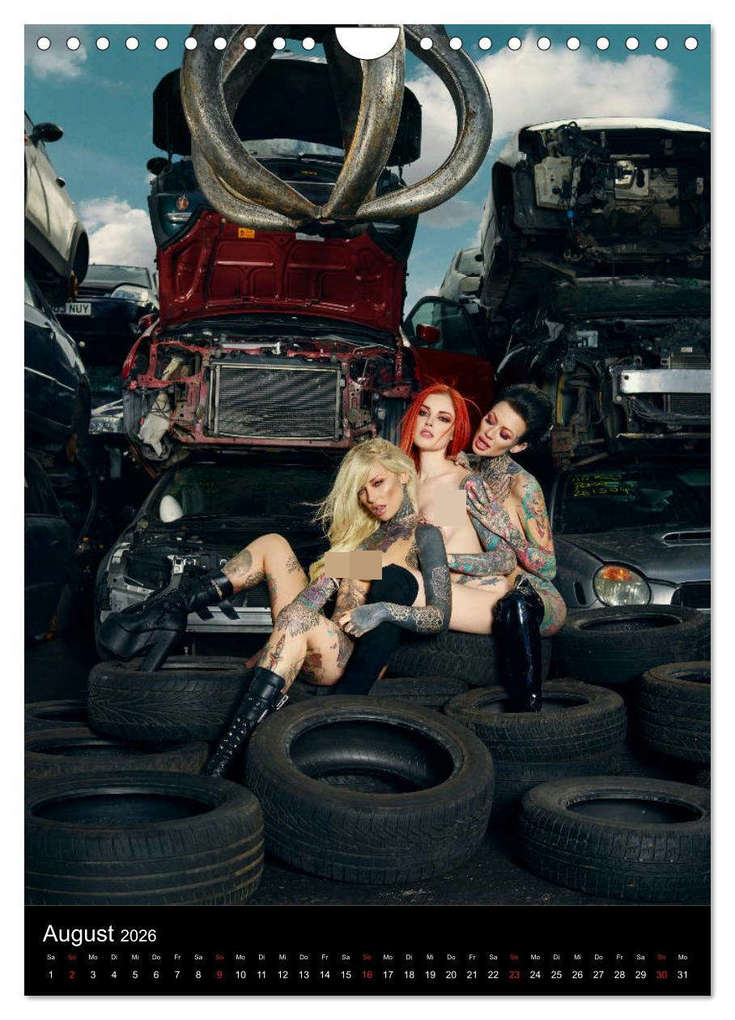 Weitere Ansicht: TATTOO NUDES (Wandkalender 2026 DIN A4 hoch), CALVENDO Monatskalender | Calvendo, POPART PHOTOGRAPHY