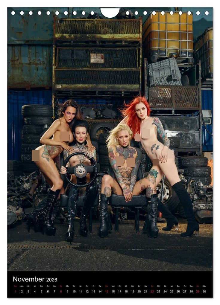 Weitere Ansicht: TATTOO NUDES (Wandkalender 2026 DIN A4 hoch), CALVENDO Monatskalender | Calvendo, POPART PHOTOGRAPHY