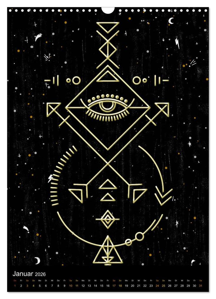 Weitere Ansicht: Schamanische Energiesymbole (Wandkalender 2026 DIN A3 hoch), CALVENDO Monatskalender | Calvendo, Lucia, Lucia Lucia