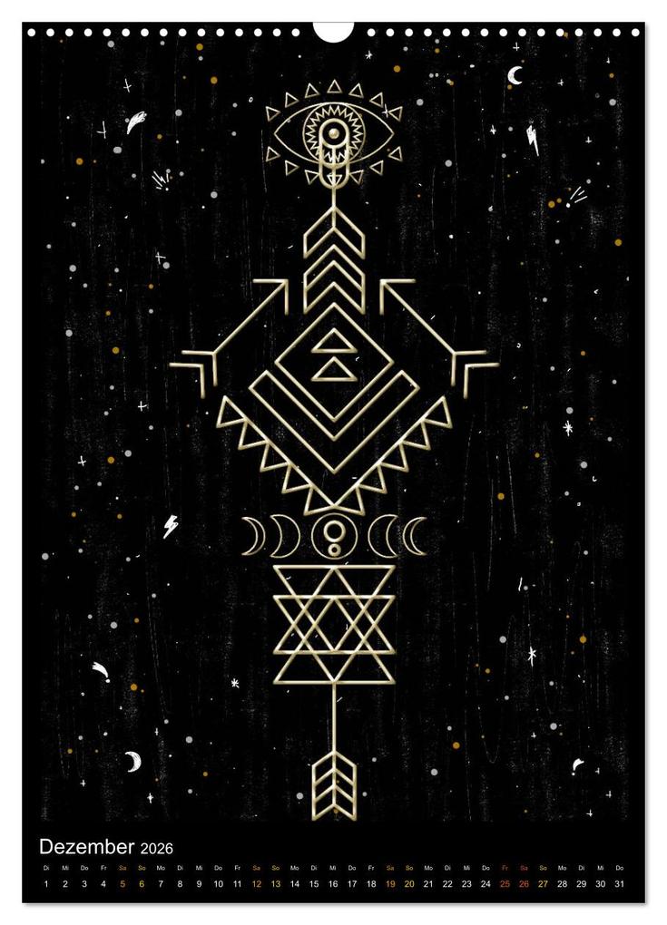 Weitere Ansicht: Schamanische Energiesymbole (Wandkalender 2026 DIN A3 hoch), CALVENDO Monatskalender | Calvendo, Lucia, Lucia Lucia