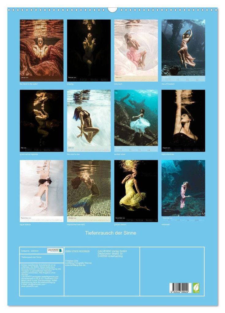 Weitere Ansicht: Tiefenrausch der Sinne (Wandkalender 2026 DIN A2 hoch), CALVENDO Monatskalender | Calvendo, Christian Zink Lichtfang Fotografie Weimar