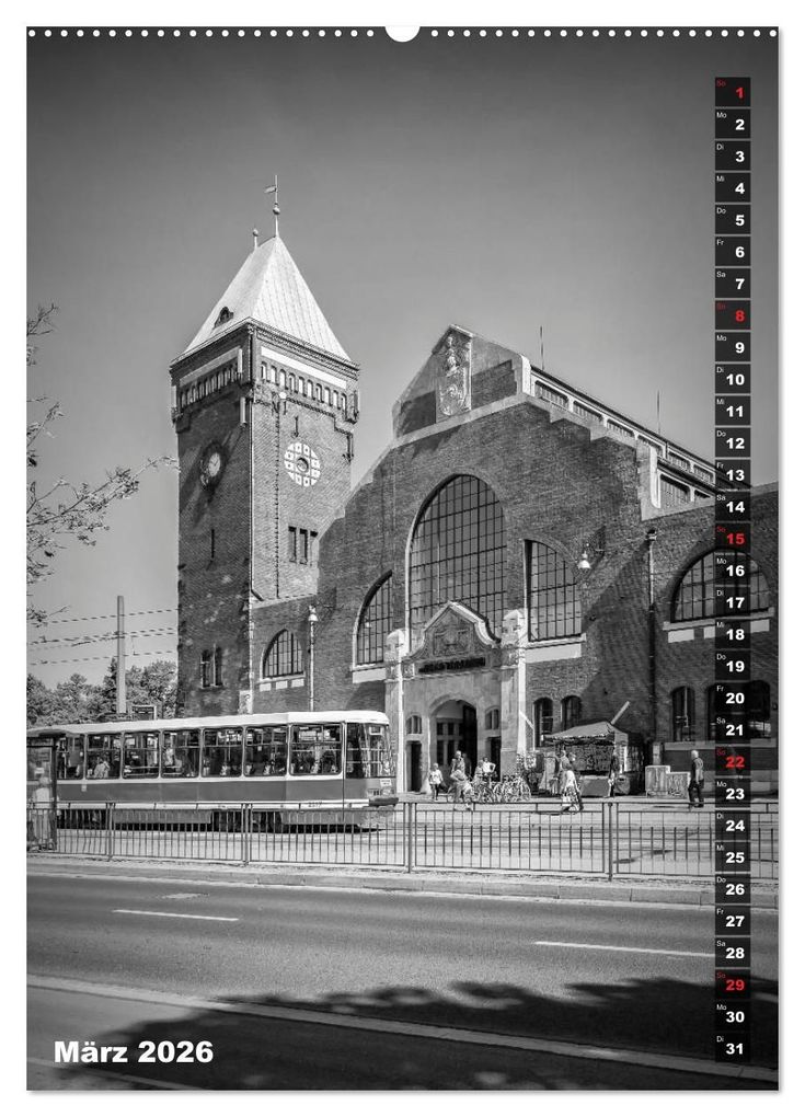Weitere Ansicht: BRESLAU SCHWARZWEIß (Wandkalender 2026 DIN A2 hoch), CALVENDO Monatskalender | Calvendo, Melanie Viola