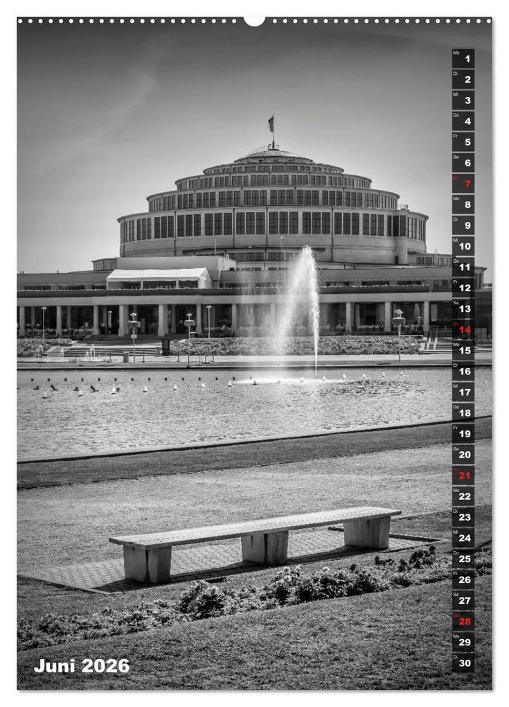 Weitere Ansicht: BRESLAU SCHWARZWEIß (Wandkalender 2026 DIN A2 hoch), CALVENDO Monatskalender | Calvendo, Melanie Viola