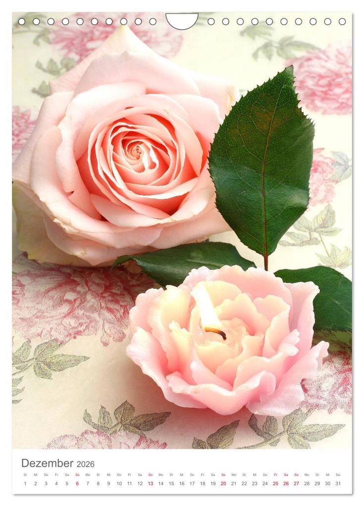 Weitere Ansicht: Glücklich mit Rosen (Wandkalender 2026 DIN A4 hoch), CALVENDO Monatskalender | Calvendo, Gisela Kruse
