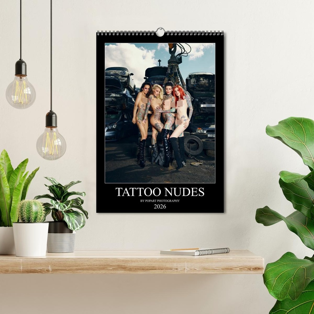 Weitere Ansicht: TATTOO NUDES (Wandkalender 2026 DIN A3 hoch), CALVENDO Monatskalender | Calvendo, POPART PHOTOGRAPHY
