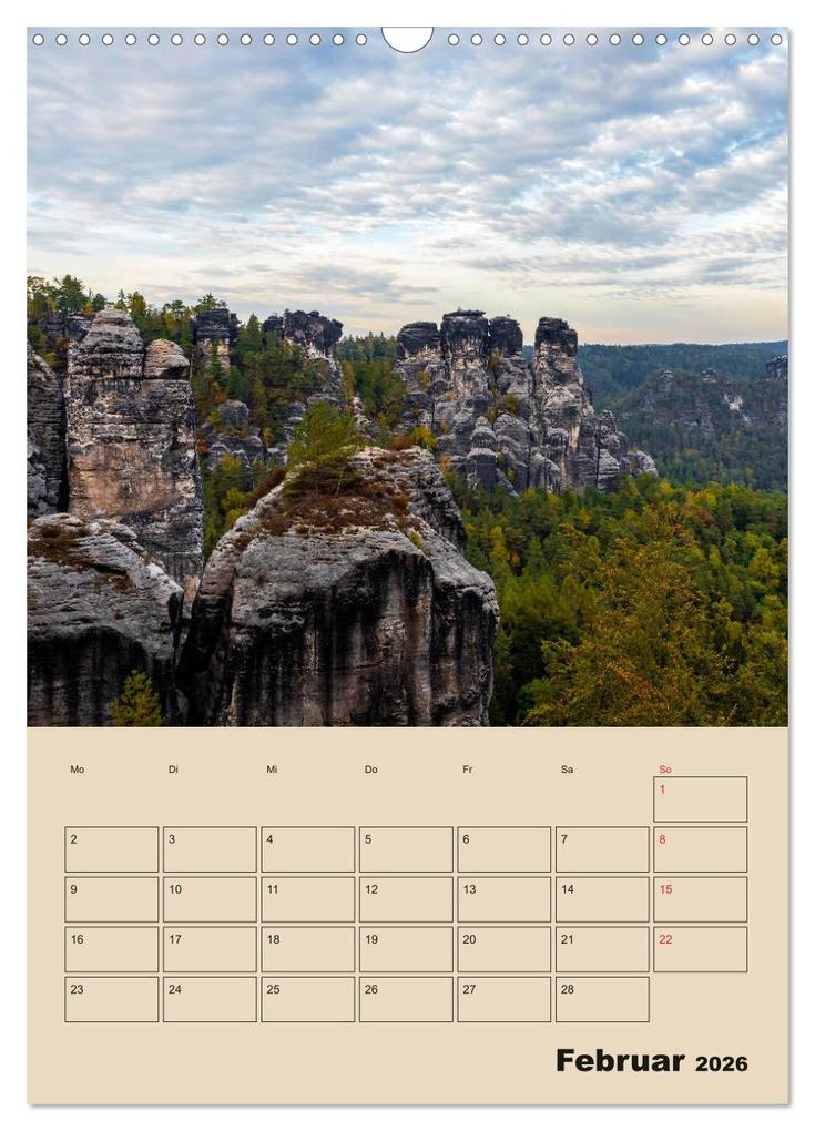 Weitere Ansicht: Zauberhafte Sächsische Schweiz (Wandkalender 2026 DIN A3 hoch), CALVENDO Monatskalender | Calvendo, Janita Webeler