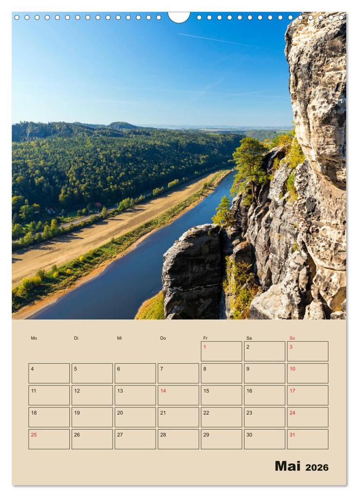Weitere Ansicht: Zauberhafte Sächsische Schweiz (Wandkalender 2026 DIN A3 hoch), CALVENDO Monatskalender | Calvendo, Janita Webeler