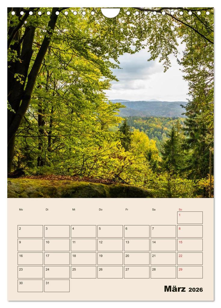 Weitere Ansicht: Zauberhafte Sächsische Schweiz (Wandkalender 2026 DIN A4 hoch), CALVENDO Monatskalender | Calvendo, Janita Webeler