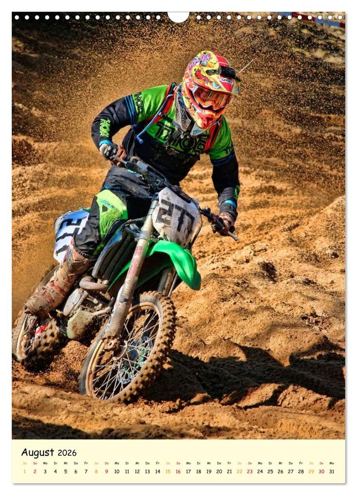 Weitere Ansicht: Motocross - einfach cool (Wandkalender 2026 DIN A3 hoch), CALVENDO Monatskalender | Peter Roder, Calvendo