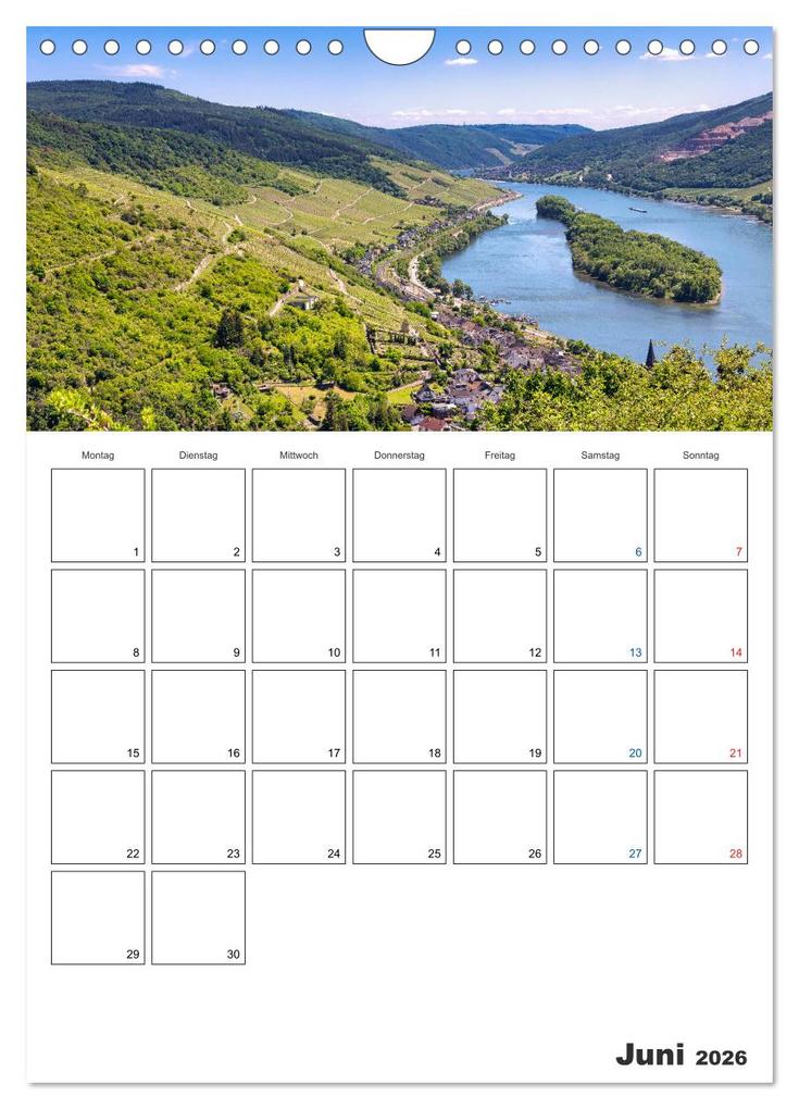 Weitere Ansicht: Rheingau Terminplaner (Wandkalender 2026 DIN A4 hoch), CALVENDO Monatskalender | Dieter Meyer, Calvendo