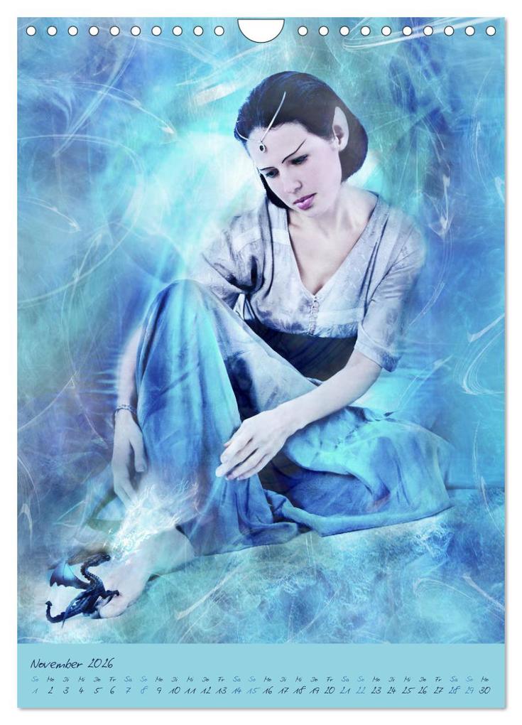 Weitere Ansicht: Lichtwesen - Die helle Seite der Magie (Wandkalender 2026 DIN A4 hoch), CALVENDO Monatskalender | Ravienne Art, Calvendo