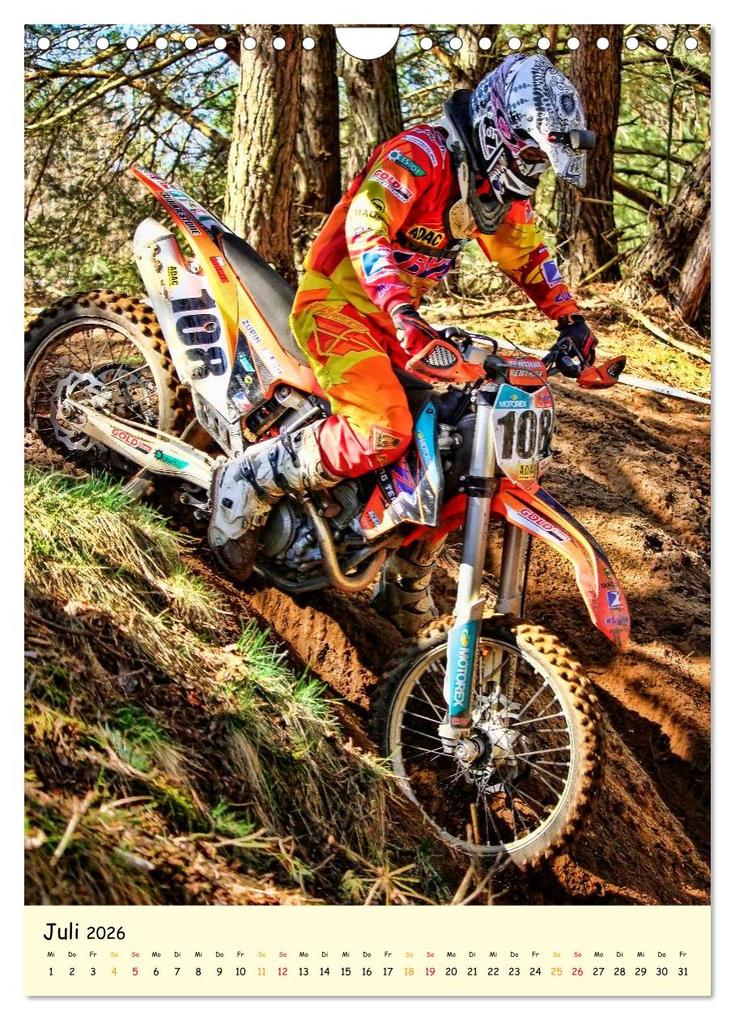 Weitere Ansicht: Motocross - einfach cool (Wandkalender 2026 DIN A4 hoch), CALVENDO Monatskalender | Peter Roder, Calvendo