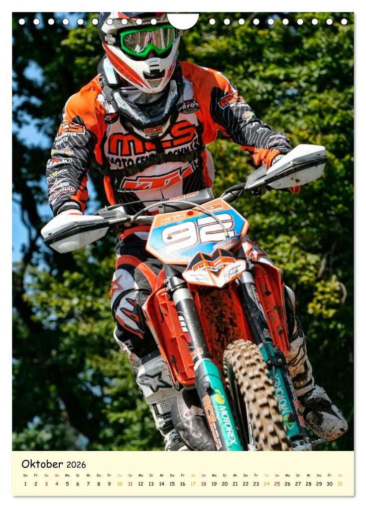 Weitere Ansicht: Motocross - einfach cool (Wandkalender 2026 DIN A4 hoch), CALVENDO Monatskalender | Peter Roder, Calvendo