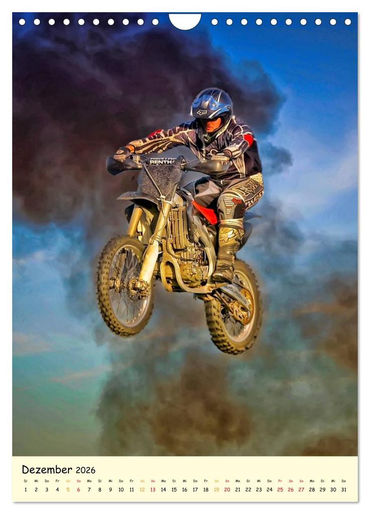 Weitere Ansicht: Motocross - einfach cool (Wandkalender 2026 DIN A4 hoch), CALVENDO Monatskalender | Peter Roder, Calvendo