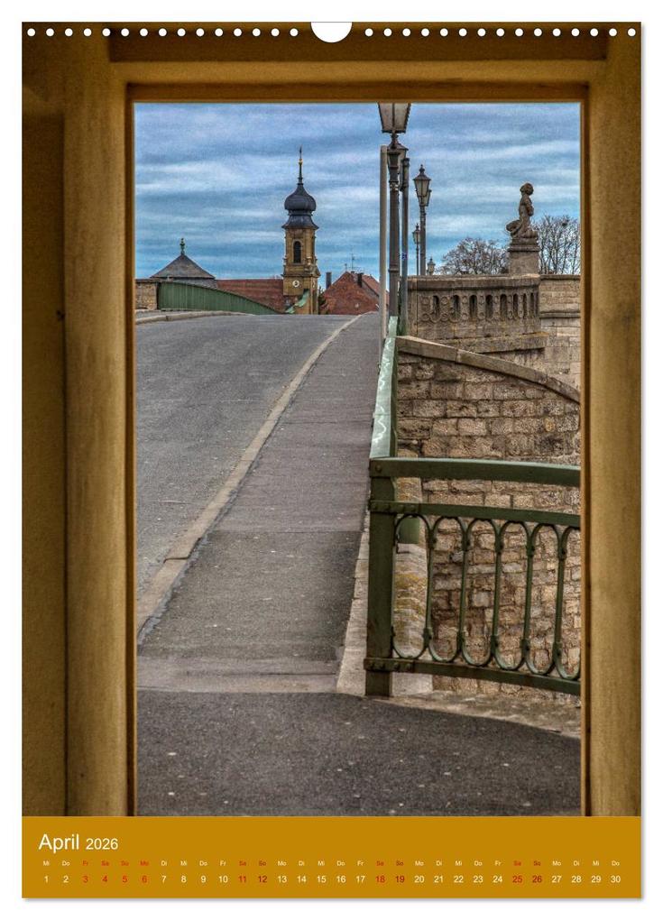 Weitere Ansicht: Kitzingen im Hochformat (Wandkalender 2026 DIN A3 hoch), CALVENDO Monatskalender | Hans Will, Calvendo