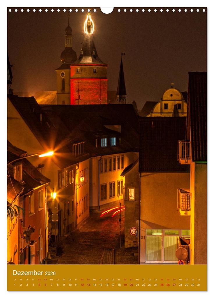 Weitere Ansicht: Kitzingen im Hochformat (Wandkalender 2026 DIN A3 hoch), CALVENDO Monatskalender | Hans Will, Calvendo
