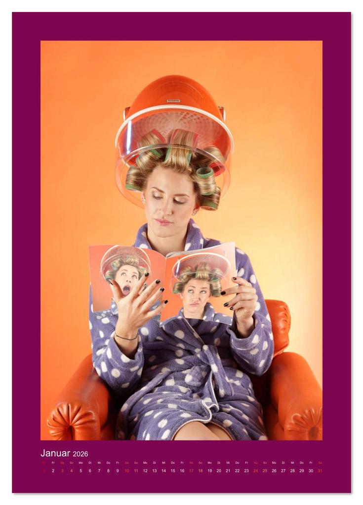 Weitere Ansicht: Besser zum Frisör - Mythos Trockenhaube (Wandkalender 2026 DIN A3 hoch), CALVENDO Monatskalender | Lichtgestalt Lichtgestalt, Calvendo, Lichtgestalt
