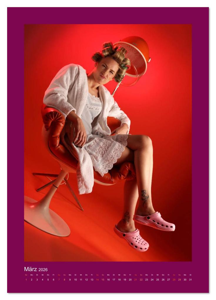 Weitere Ansicht: Besser zum Frisör - Mythos Trockenhaube (Wandkalender 2026 DIN A3 hoch), CALVENDO Monatskalender | Lichtgestalt Lichtgestalt, Calvendo, Lichtgestalt