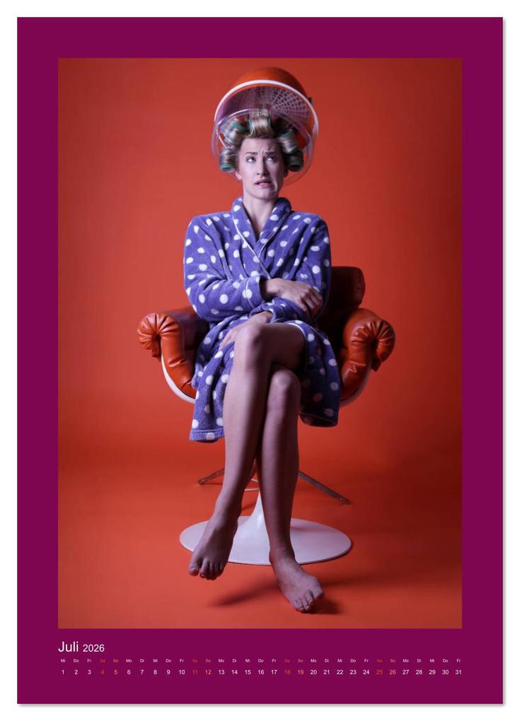 Weitere Ansicht: Besser zum Frisör - Mythos Trockenhaube (Wandkalender 2026 DIN A3 hoch), CALVENDO Monatskalender | Lichtgestalt Lichtgestalt, Calvendo, Lichtgestalt