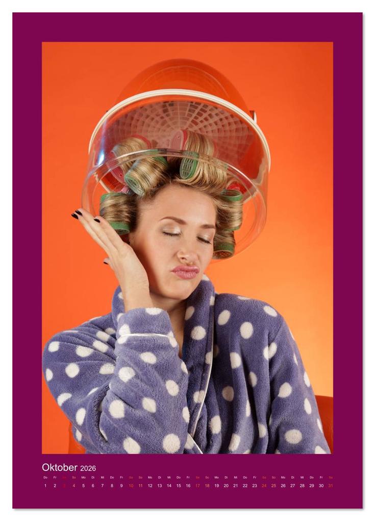 Weitere Ansicht: Besser zum Frisör - Mythos Trockenhaube (Wandkalender 2026 DIN A3 hoch), CALVENDO Monatskalender | Lichtgestalt Lichtgestalt, Calvendo, Lichtgestalt