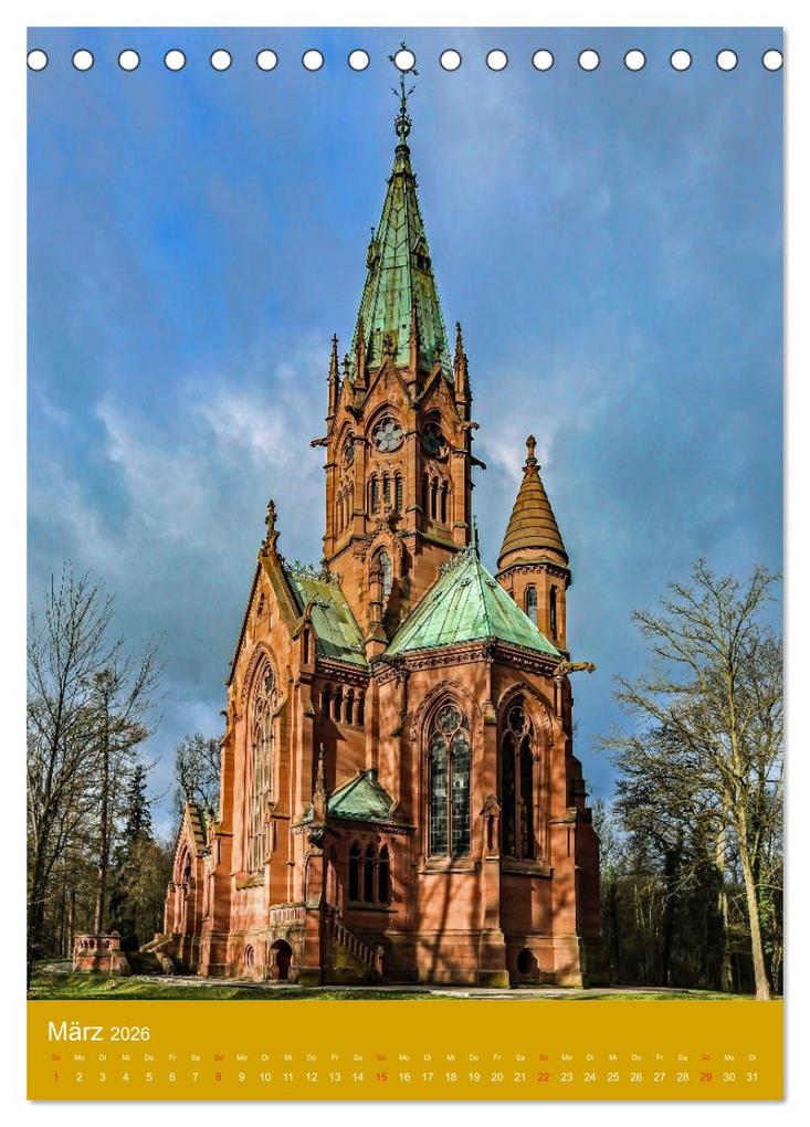 Weitere Ansicht: Schönes Karlsruhe (Tischkalender 2026 DIN A5 hoch), CALVENDO Monatskalender | Klaus Eppele, Calvendo