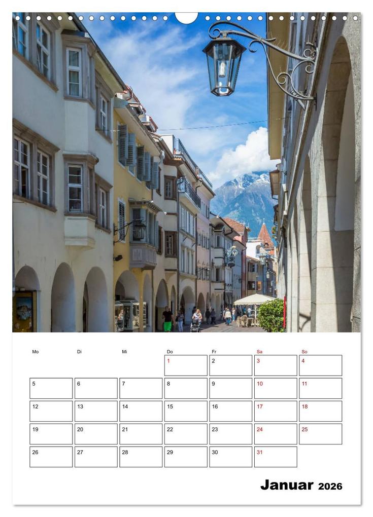 Weitere Ansicht: MERAN Terminplaner (Wandkalender 2026 DIN A3 hoch), CALVENDO Monatskalender | Melanie Viola, Calvendo