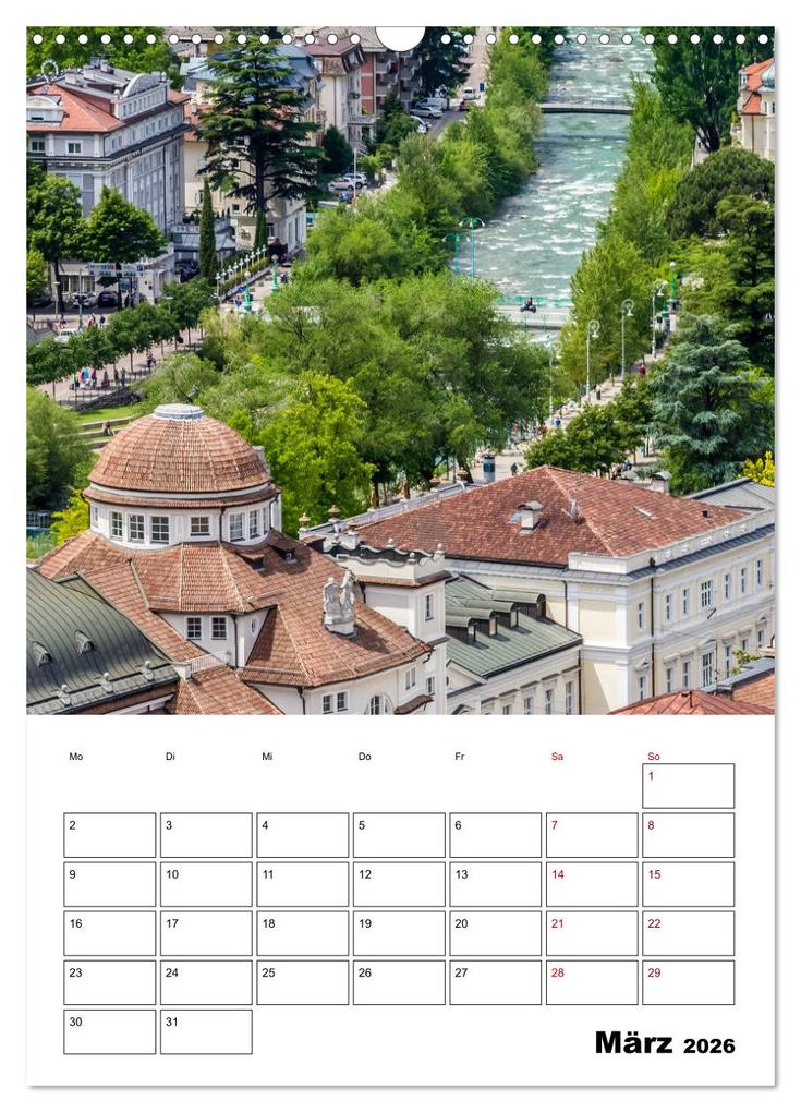 Weitere Ansicht: MERAN Terminplaner (Wandkalender 2026 DIN A3 hoch), CALVENDO Monatskalender | Melanie Viola, Calvendo