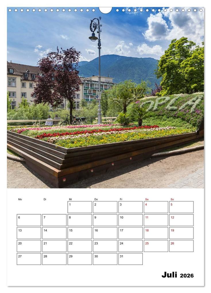 Weitere Ansicht: MERAN Terminplaner (Wandkalender 2026 DIN A3 hoch), CALVENDO Monatskalender | Melanie Viola, Calvendo