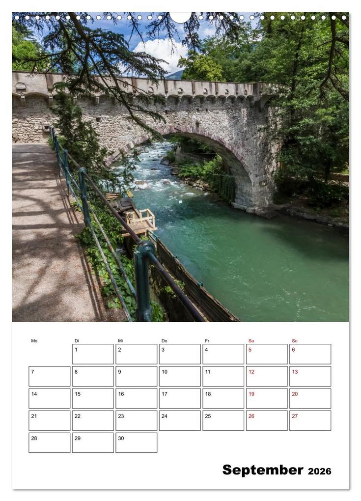 Weitere Ansicht: MERAN Terminplaner (Wandkalender 2026 DIN A3 hoch), CALVENDO Monatskalender | Melanie Viola, Calvendo