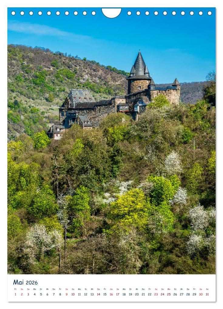Weitere Ansicht: Burgen und Burgruinen am Mittelrhein (Wandkalender 2026 DIN A4 hoch), CALVENDO Monatskalender | Erhard Hess, Calvendo