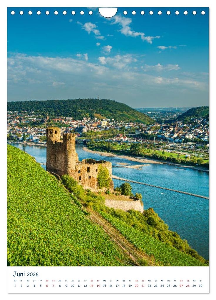 Weitere Ansicht: Burgen und Burgruinen am Mittelrhein (Wandkalender 2026 DIN A4 hoch), CALVENDO Monatskalender | Erhard Hess, Calvendo