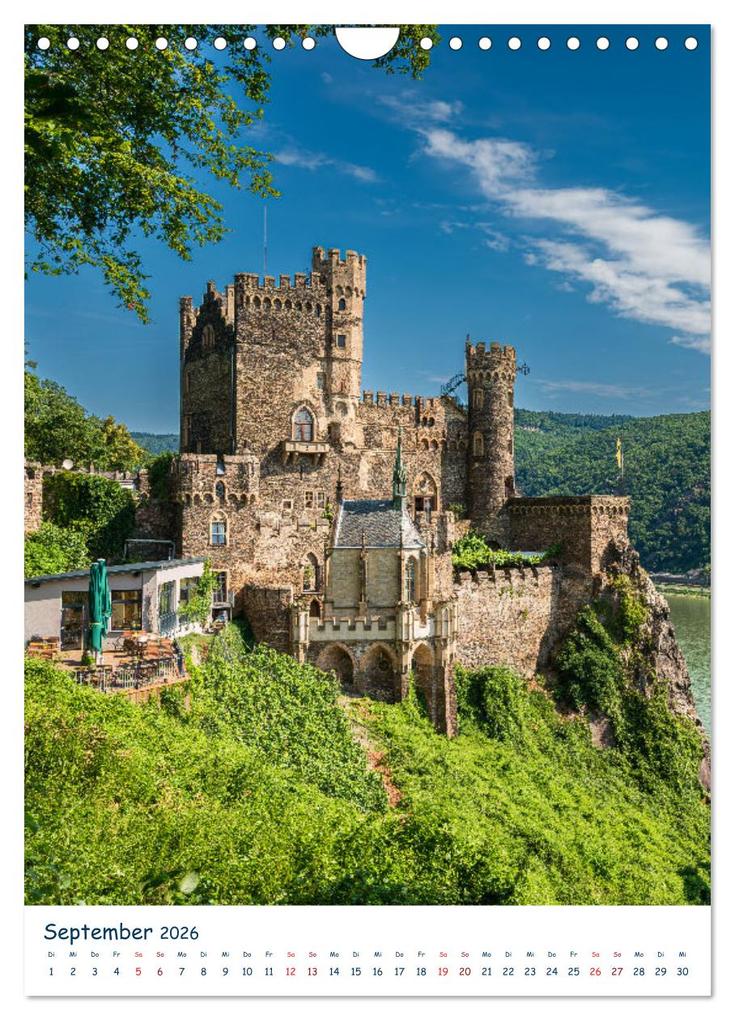 Weitere Ansicht: Burgen und Burgruinen am Mittelrhein (Wandkalender 2026 DIN A4 hoch), CALVENDO Monatskalender | Erhard Hess, Calvendo