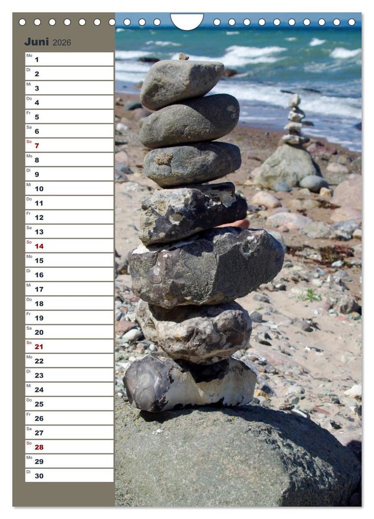 Weitere Ansicht: Steinmanderl - Der Steinmännchen Geburtstagskalender (Wandkalender 2026 DIN A4 hoch), CALVENDO Monatskalender | Michaela Schimmack, Calvendo