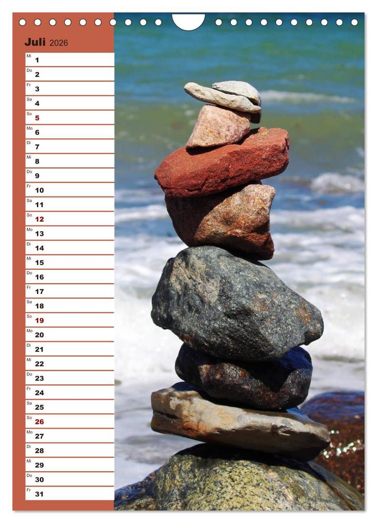 Weitere Ansicht: Steinmanderl - Der Steinmännchen Geburtstagskalender (Wandkalender 2026 DIN A4 hoch), CALVENDO Monatskalender | Michaela Schimmack, Calvendo