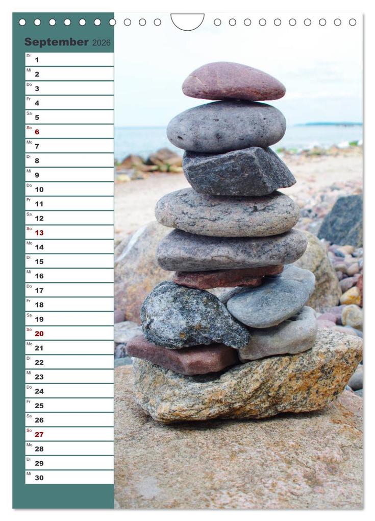 Weitere Ansicht: Steinmanderl - Der Steinmännchen Geburtstagskalender (Wandkalender 2026 DIN A4 hoch), CALVENDO Monatskalender | Michaela Schimmack, Calvendo