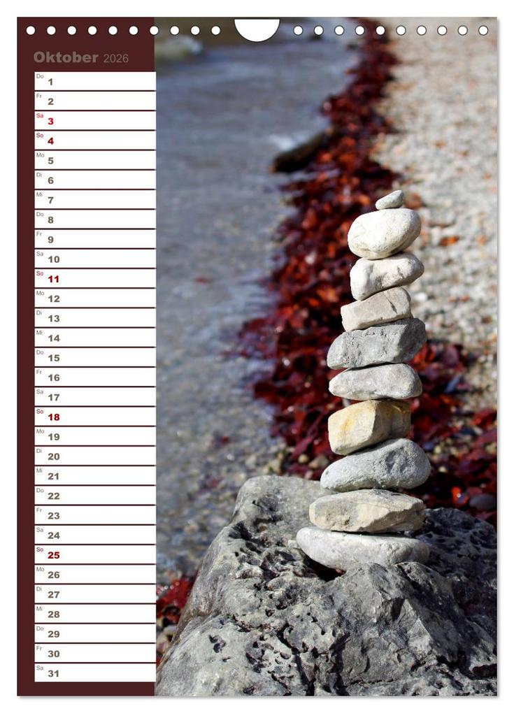 Weitere Ansicht: Steinmanderl - Der Steinmännchen Geburtstagskalender (Wandkalender 2026 DIN A4 hoch), CALVENDO Monatskalender | Michaela Schimmack, Calvendo