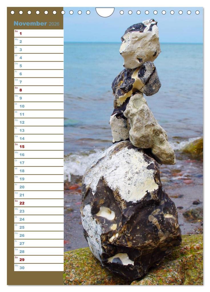 Weitere Ansicht: Steinmanderl - Der Steinmännchen Geburtstagskalender (Wandkalender 2026 DIN A4 hoch), CALVENDO Monatskalender | Michaela Schimmack, Calvendo