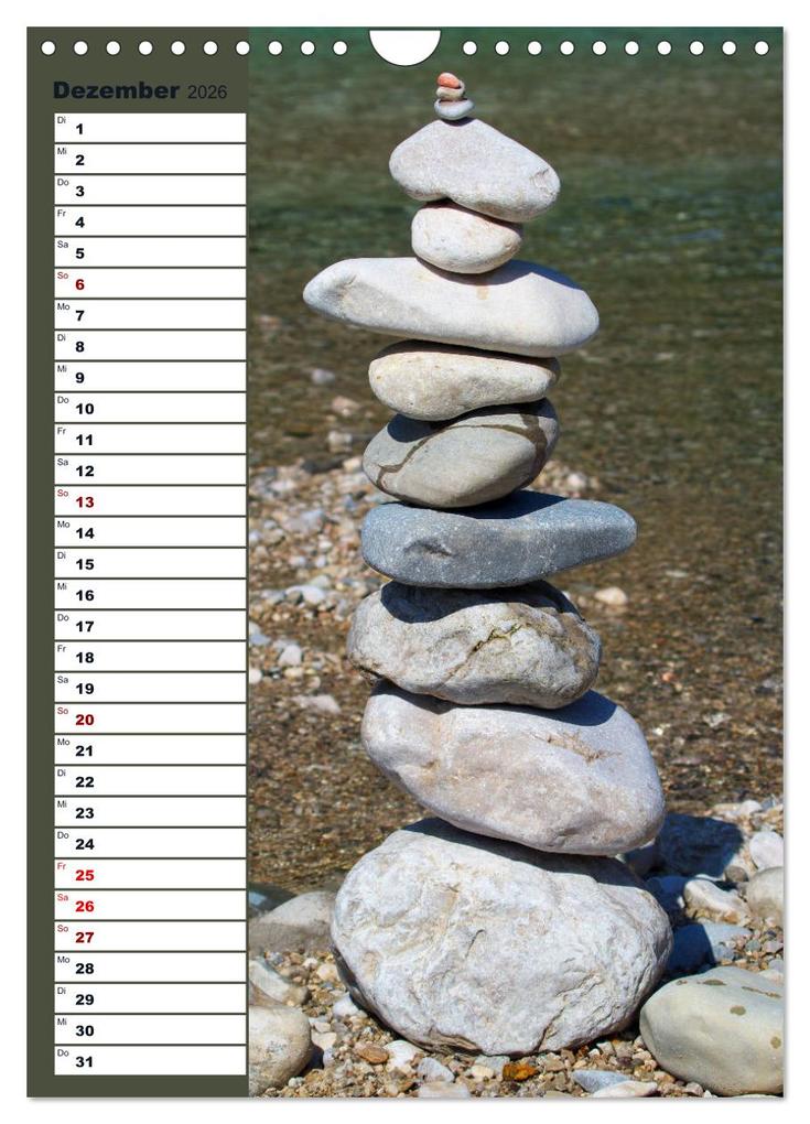 Weitere Ansicht: Steinmanderl - Der Steinmännchen Geburtstagskalender (Wandkalender 2026 DIN A4 hoch), CALVENDO Monatskalender | Michaela Schimmack, Calvendo