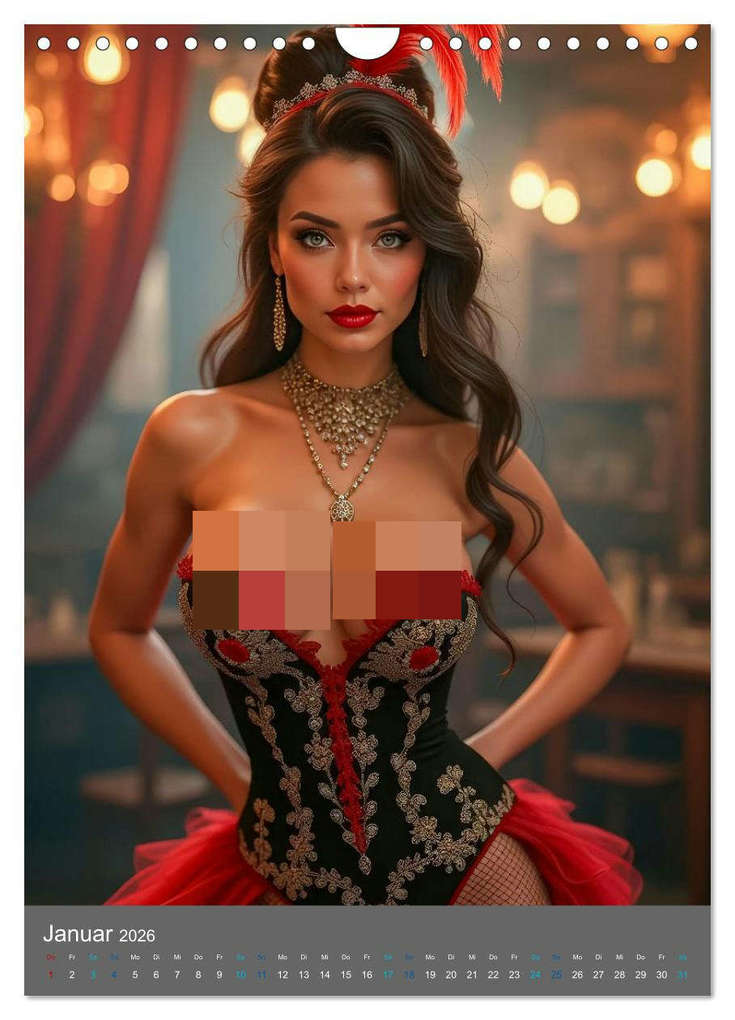 Weitere Ansicht: Western-Grazien (Wandkalender 2026 DIN A4 hoch), CALVENDO Monatskalender | Ally Bee, Calvendo