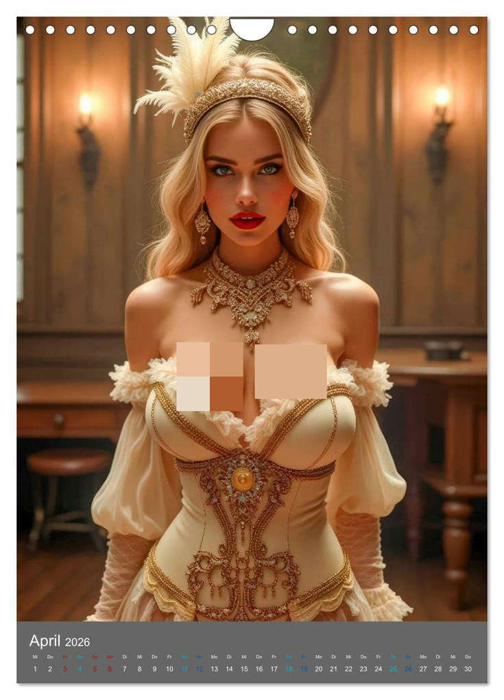 Weitere Ansicht: Western-Grazien (Wandkalender 2026 DIN A4 hoch), CALVENDO Monatskalender | Ally Bee, Calvendo